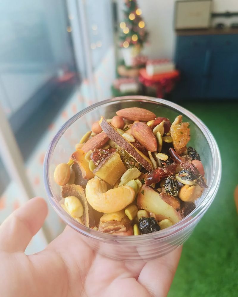 Trail Mix With Nuts, Seeds, And Dried Fruit