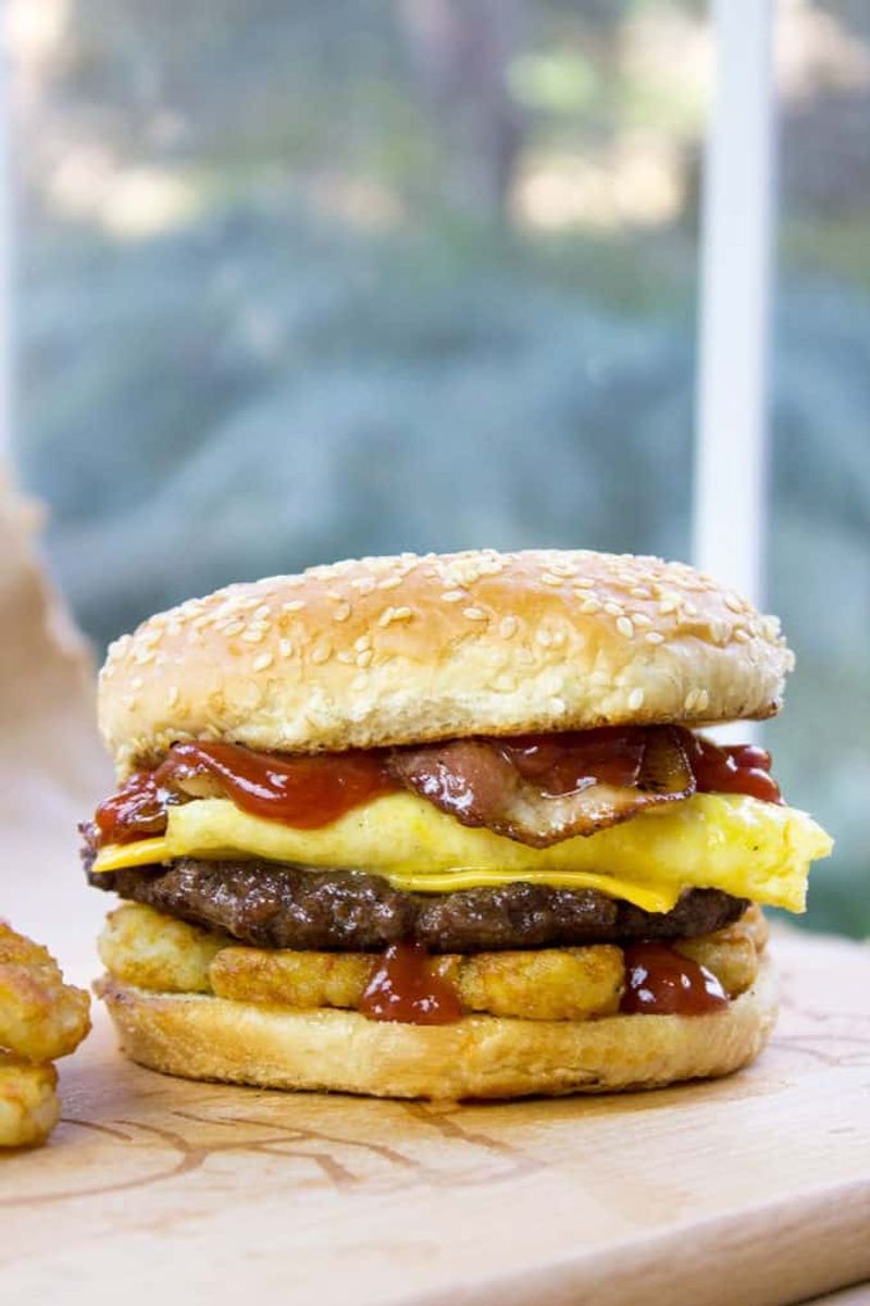 Carl's Jr. Breakfast Burger