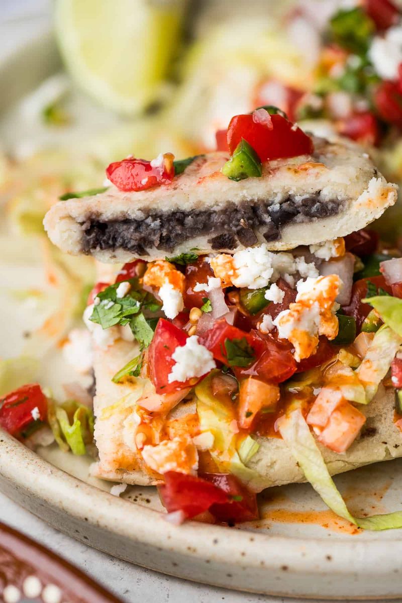 Tlacoyos With Habanero Salsa