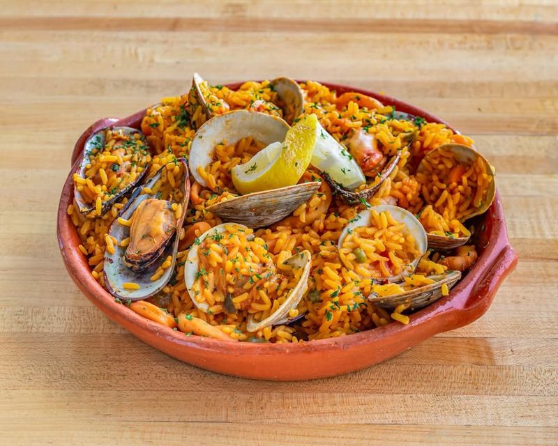 Seafood Paella (Lenten Version)