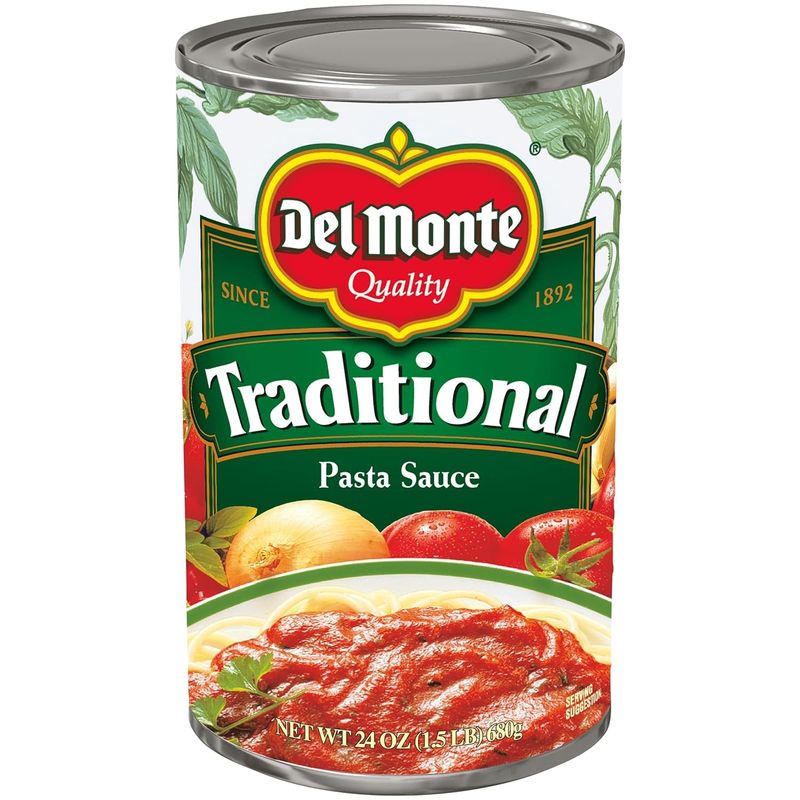 Del Monte Canned Spaghetti Sauce With Mushrooms
