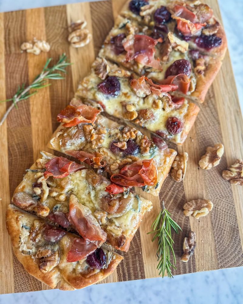 Fig And Blue Cheese Flatbreads