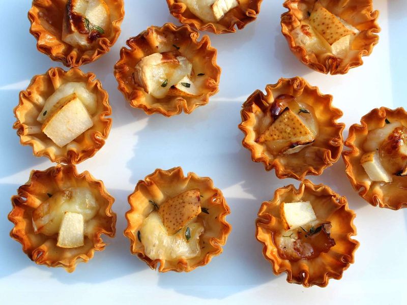 Pear And Brie Tartlets