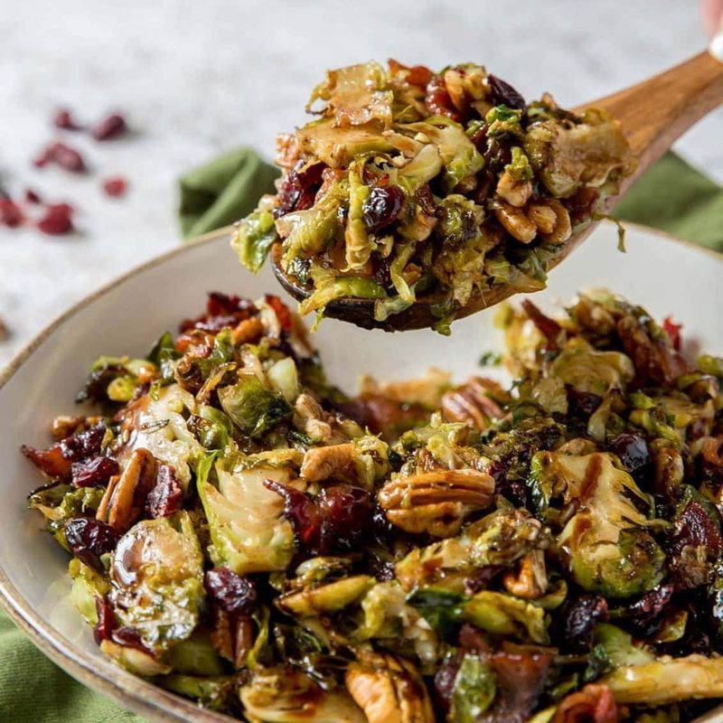 Balsamic Glazed Brussels Sprouts