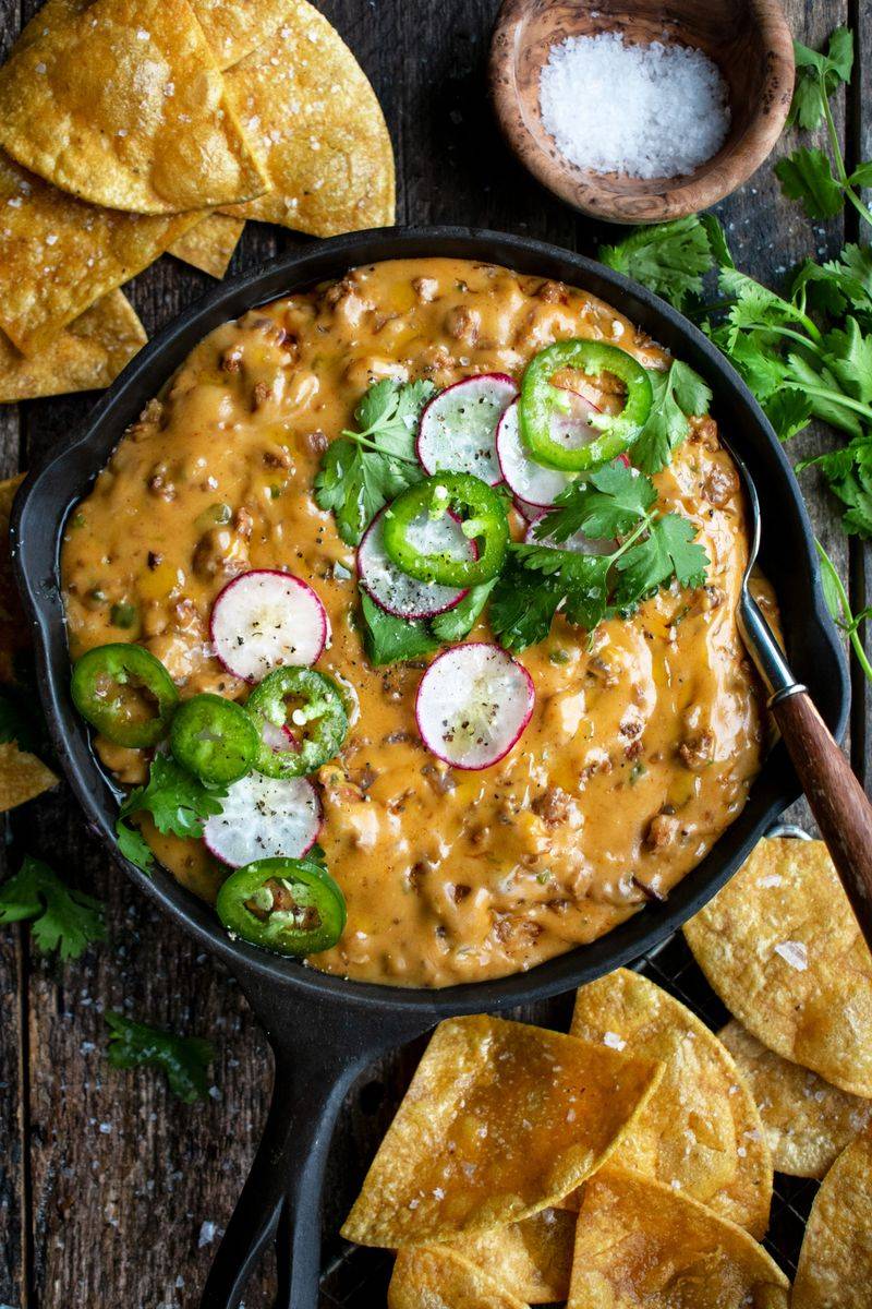 Spicy Queso Dip With Chorizo