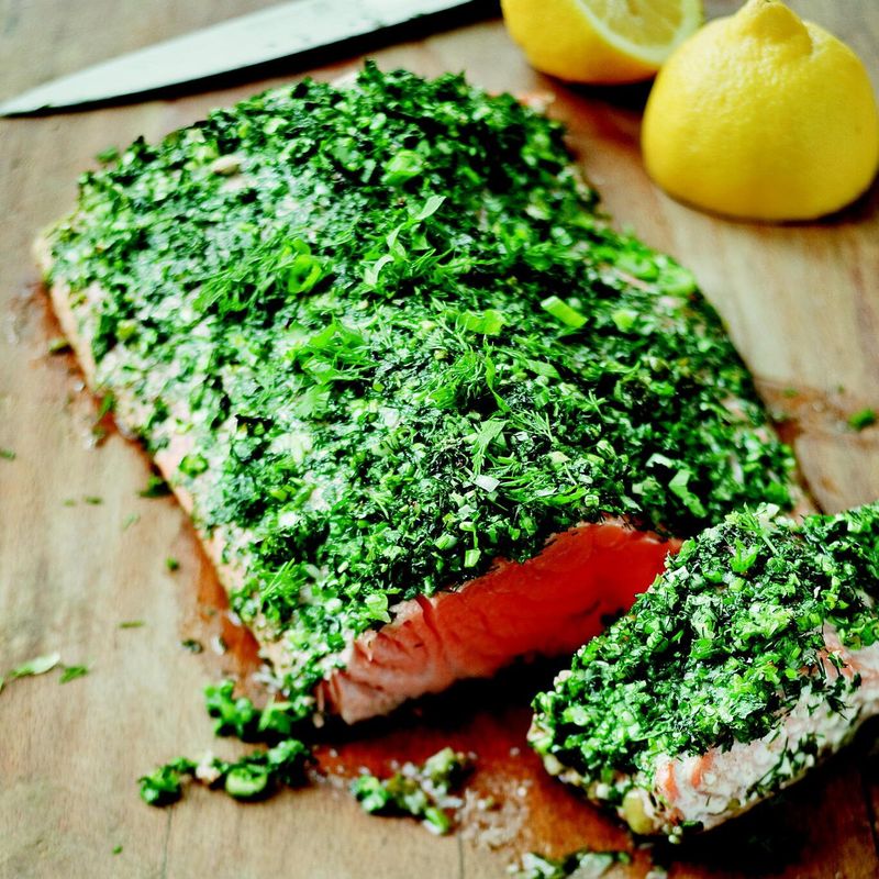 Herb-Crusted Salmon