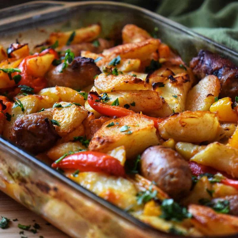 Sausage And Potato Bake