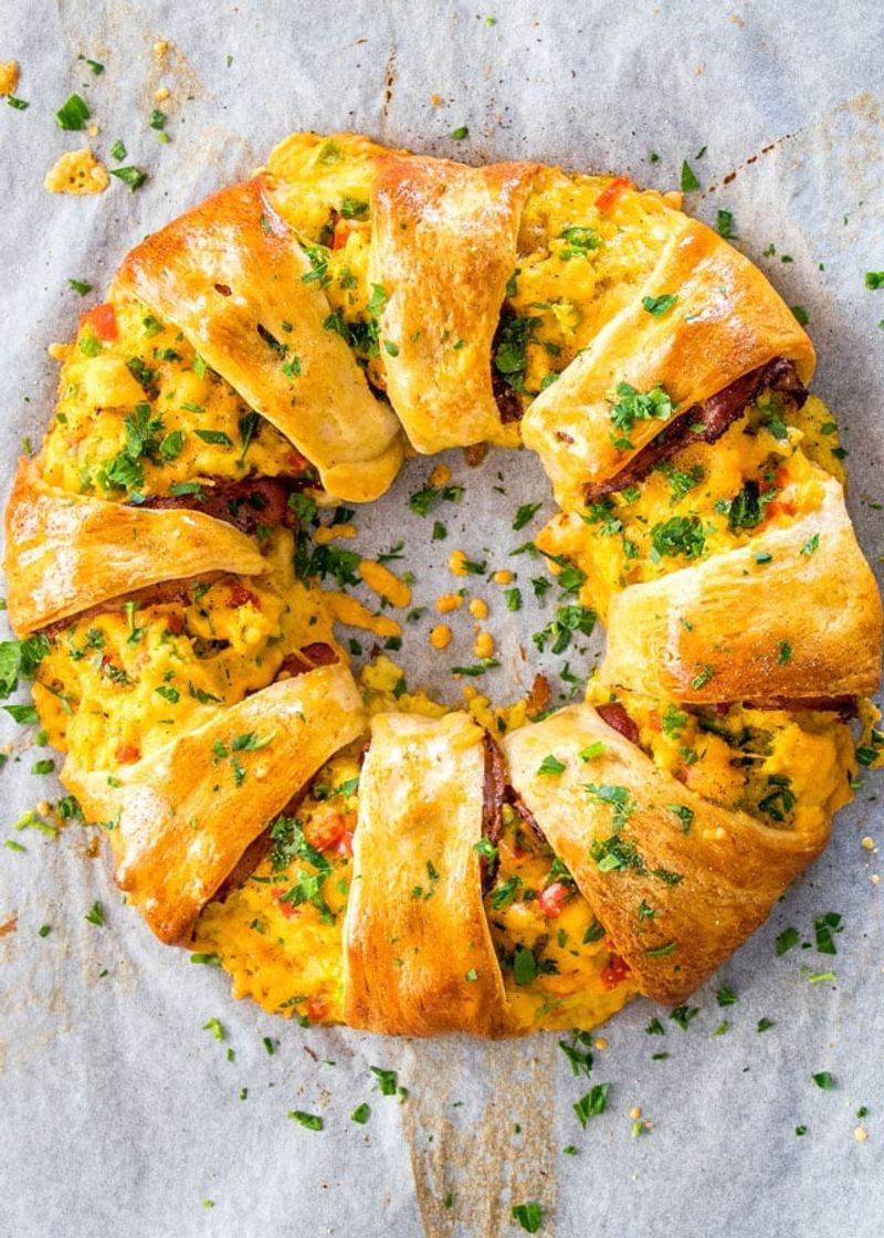 Breakfast Sausage Crescent Ring