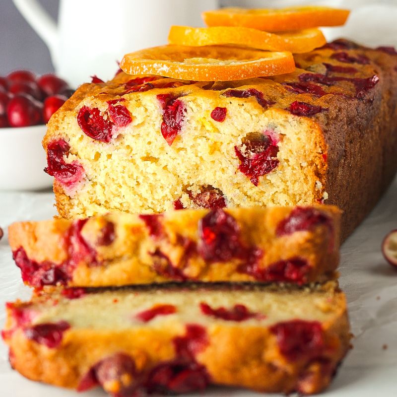 Tangy Orange Cranberry Loaf