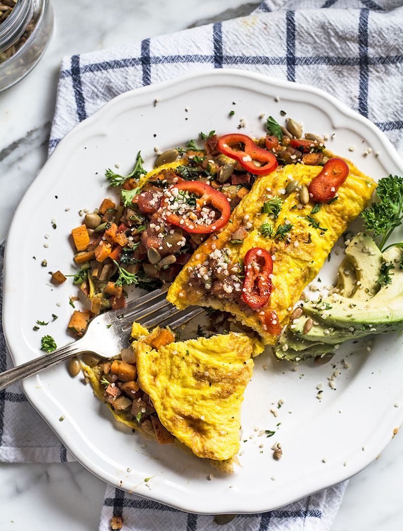 Veggie-Loaded Omelet