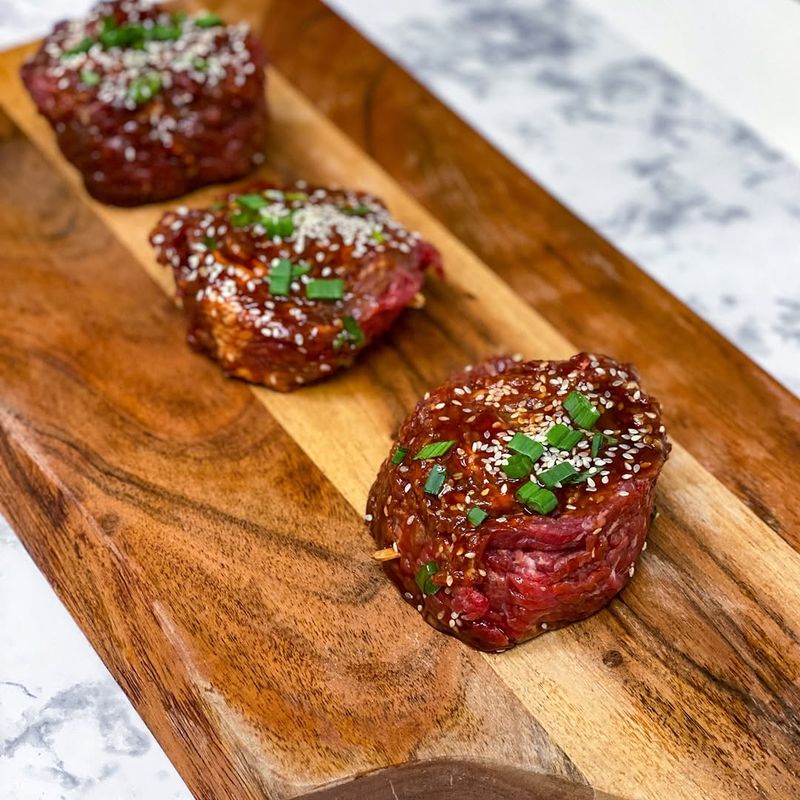 Teriyaki Beef Pinwheels