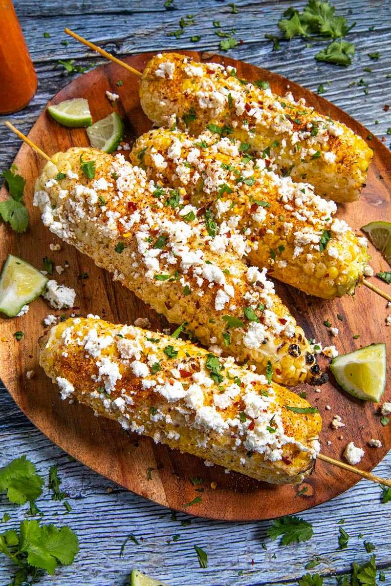 Street-Style Elote (Mexican Grilled Corn)