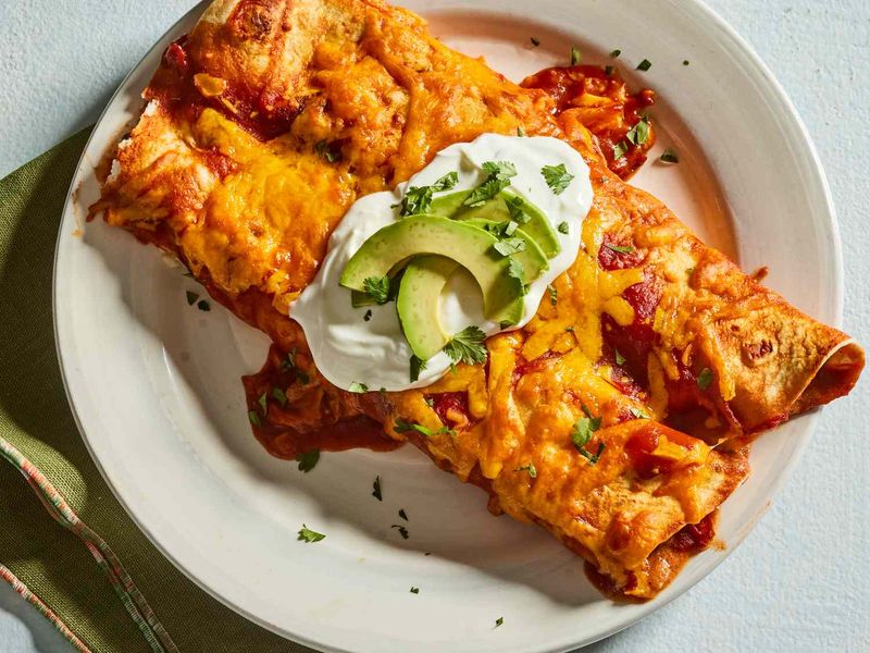 Shortcut Chicken Enchiladas