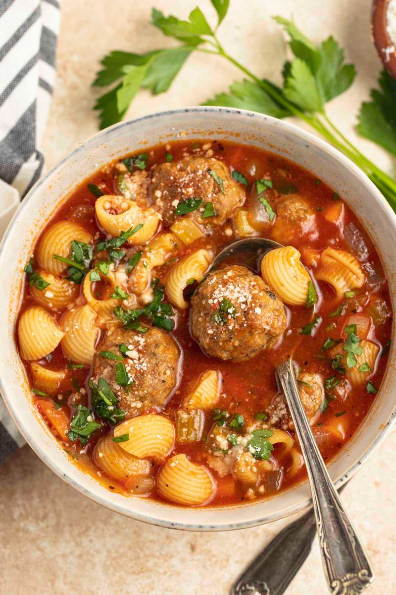 Italian Meatball Soup