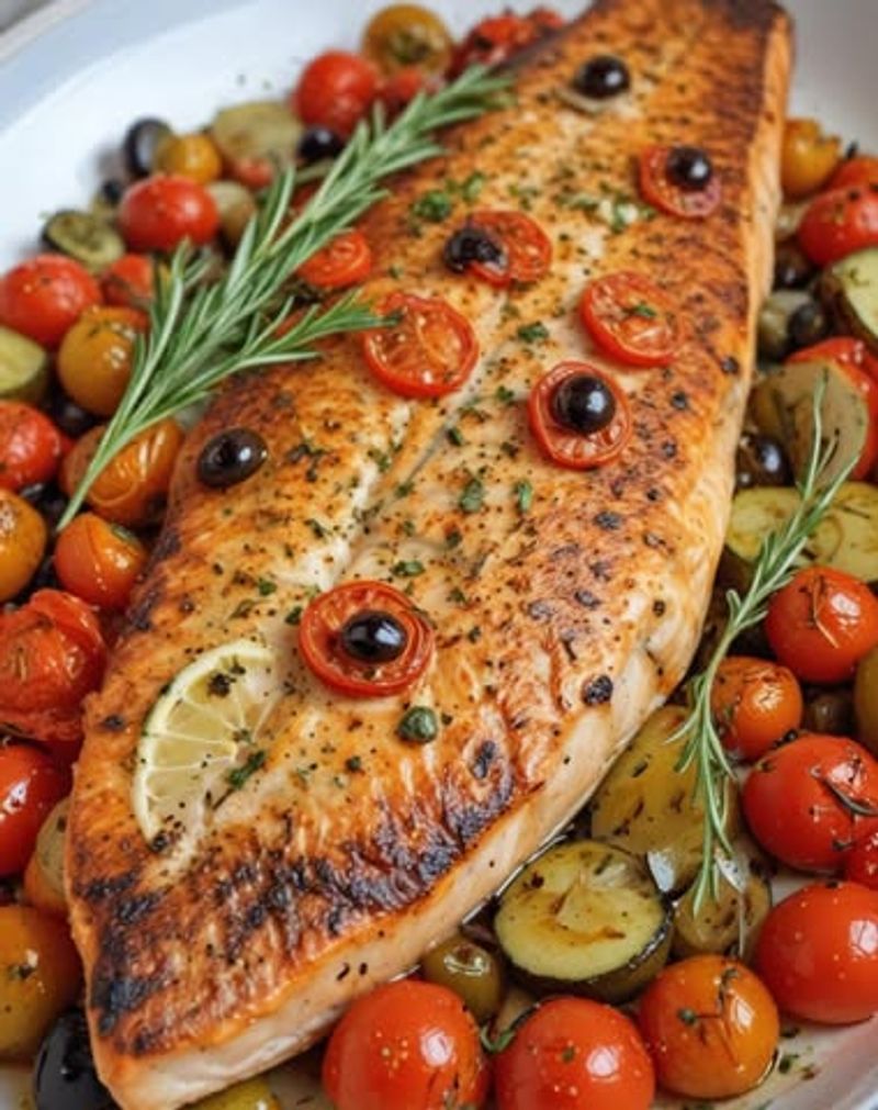 Mediterranean Baked Fish