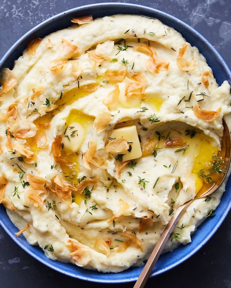 Roasted Garlic Mashed Potatoes