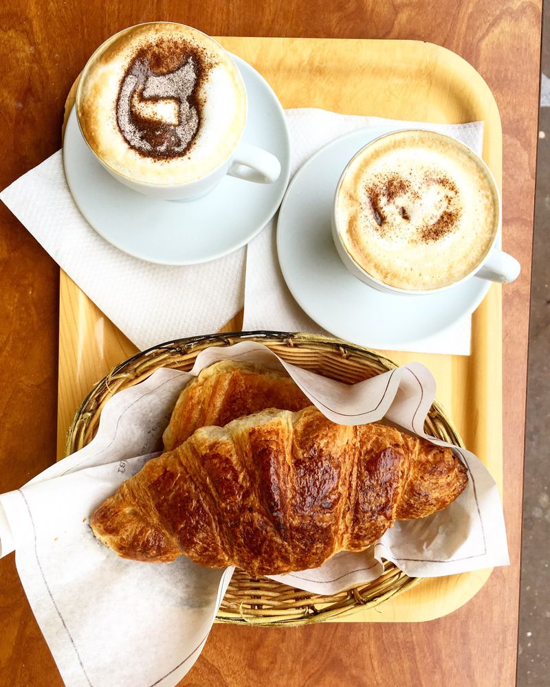 Croissant And Café Au Lait From France