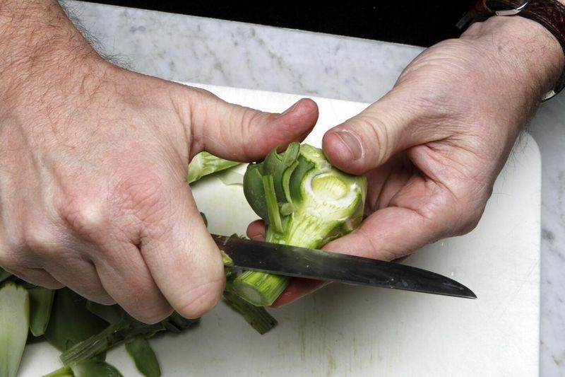 Trim The Sharp Tips Before Cooking