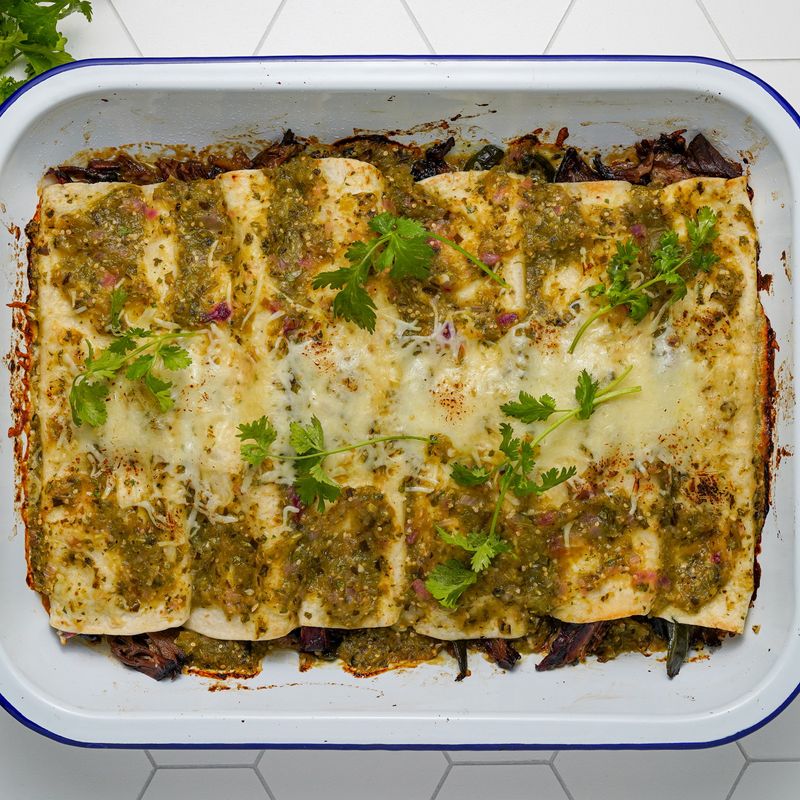 Roasted Poblano Enchiladas
