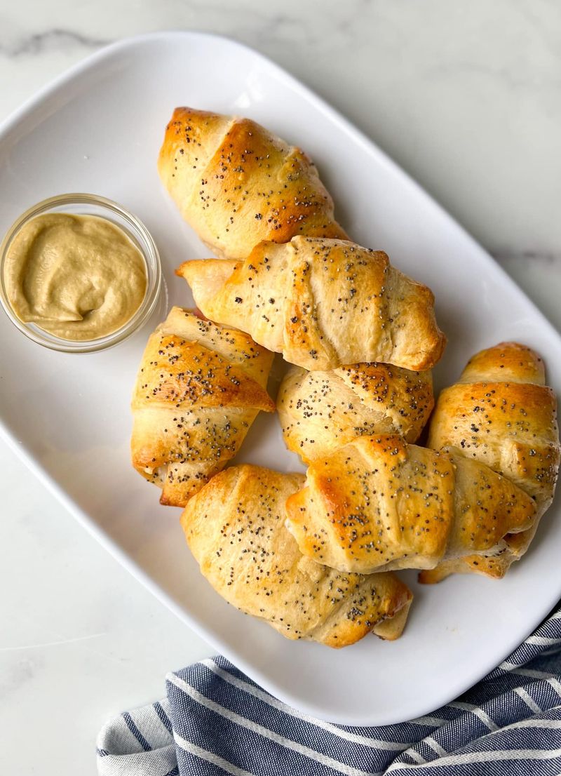Ham And Swiss Breakfast Croissants