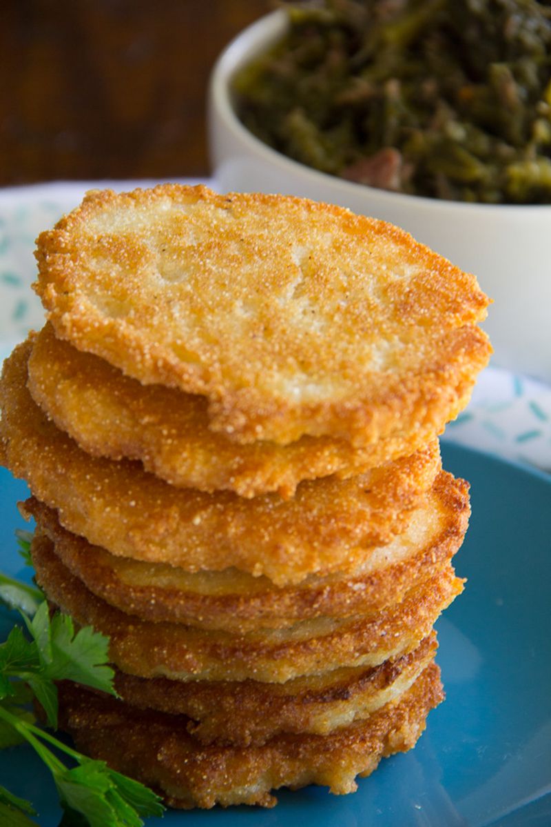 Hot Water Cornbread