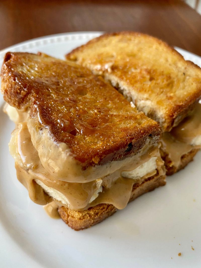 Peanut Butter And Banana Sandwich