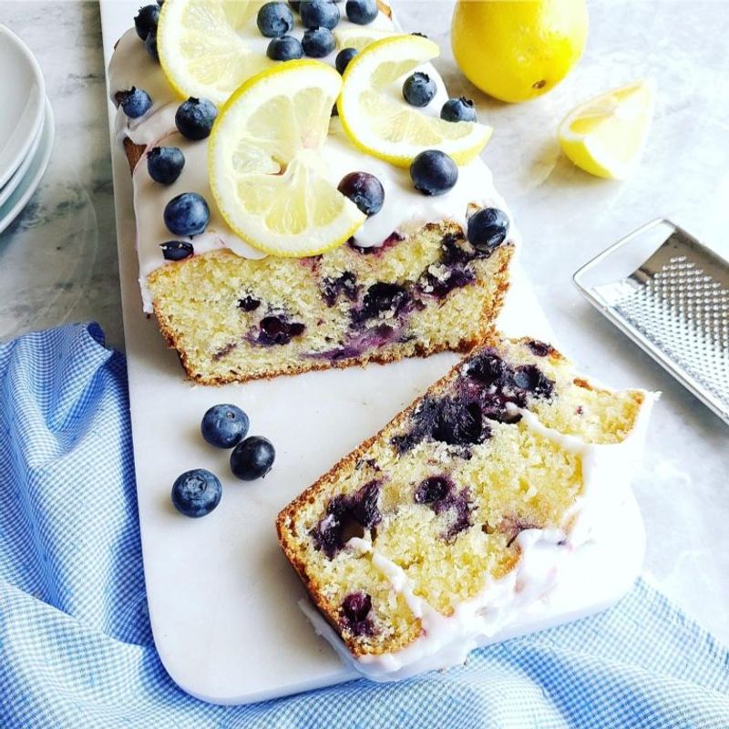 Zesty Blueberry Lemon Bread