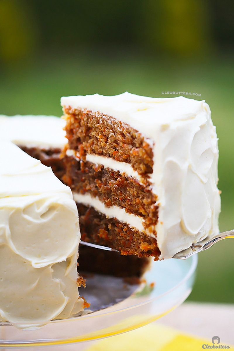 Carrot Cake With Cream Cheese Frosting