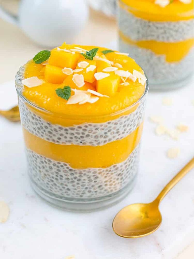 Chia Seed Pudding With Mango