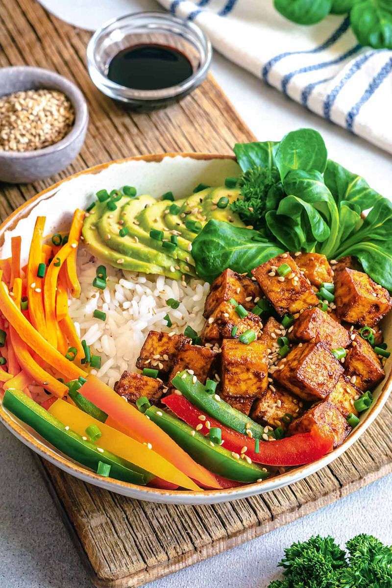 Crispy Tofu Buddha Bowls