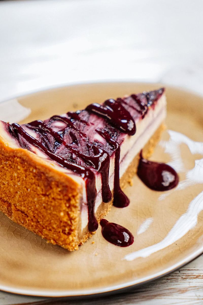 Blackberry Lime Cheesecake