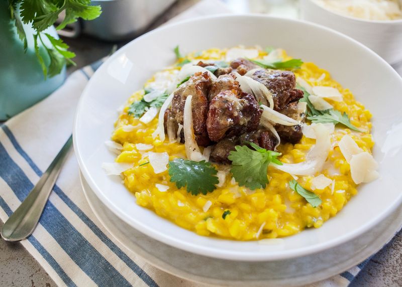 Coconut Saffron Risotto
