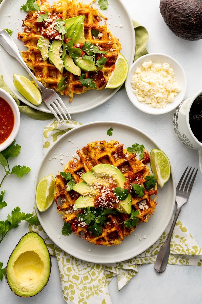 Coconut Savory Waffles