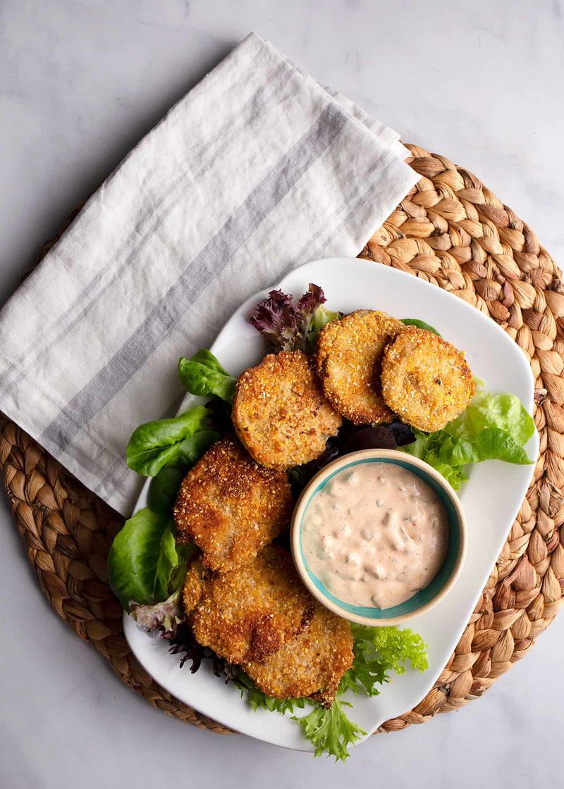 Fried Green Tomatoes And Remoulade
