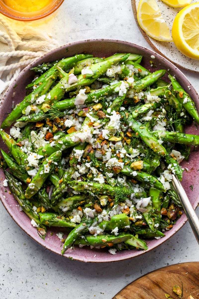 Asparagus Salad With Feta