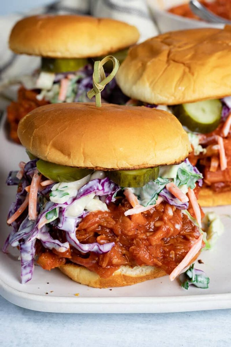BBQ Jackfruit Pulled 'Pork' Sandwiches