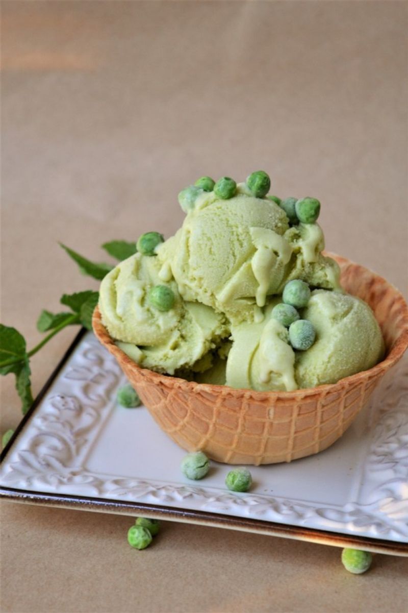 Pea & Mint Ice Cream
