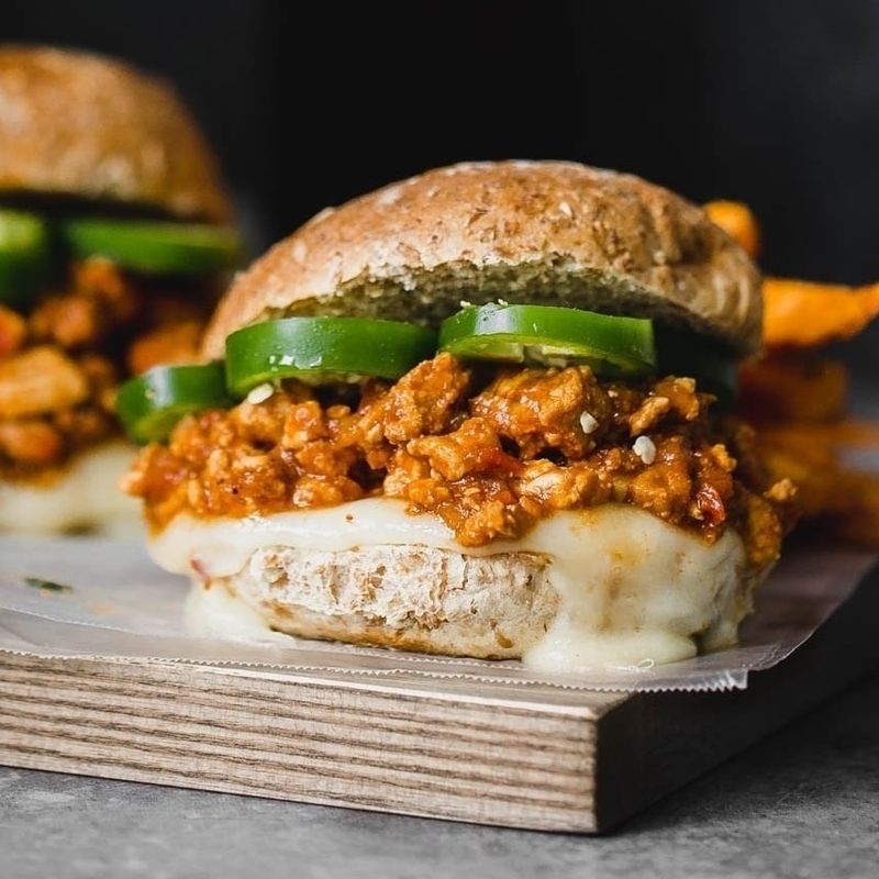 Turkey And Spinach Sloppy Joes