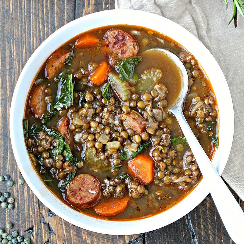Lentil And Sausage