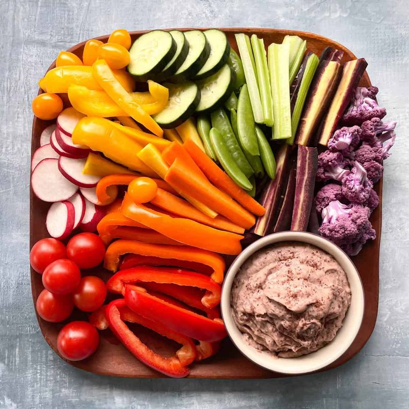 The Colorful Veggie Rainbow