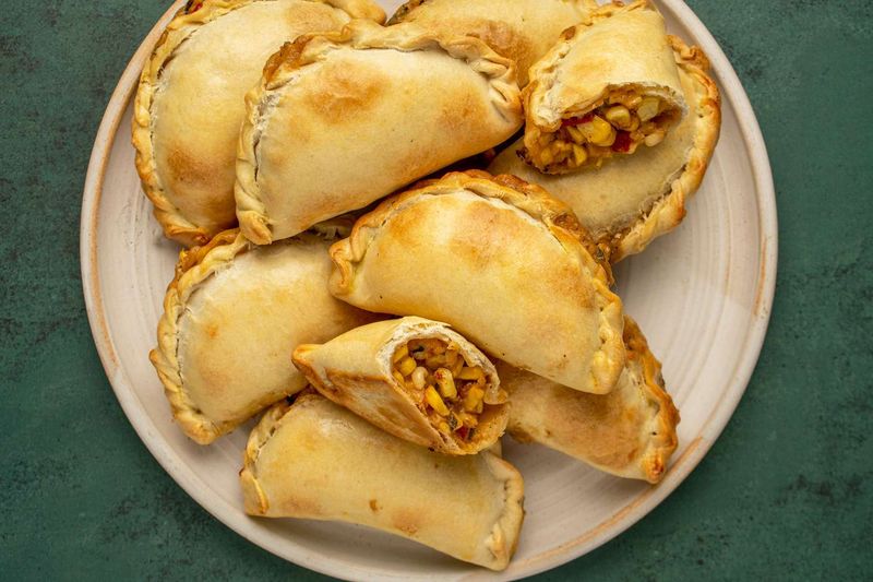 Charred Corn And Zucchini Empanadas