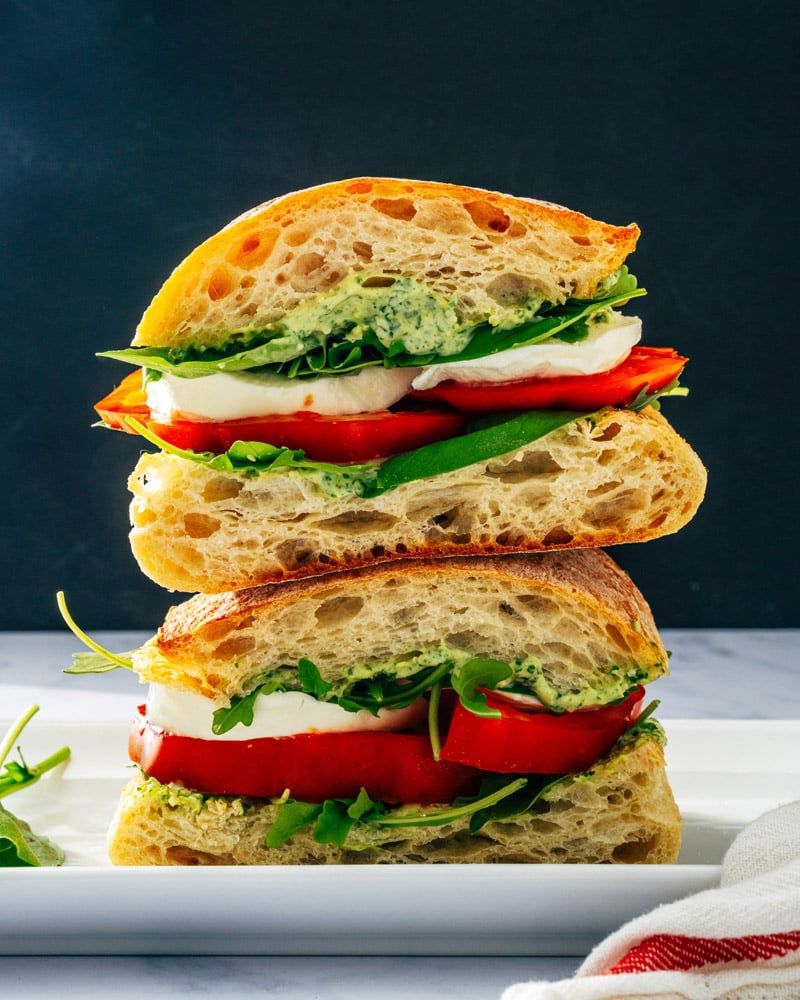 Caprese With Balsamic And Basil