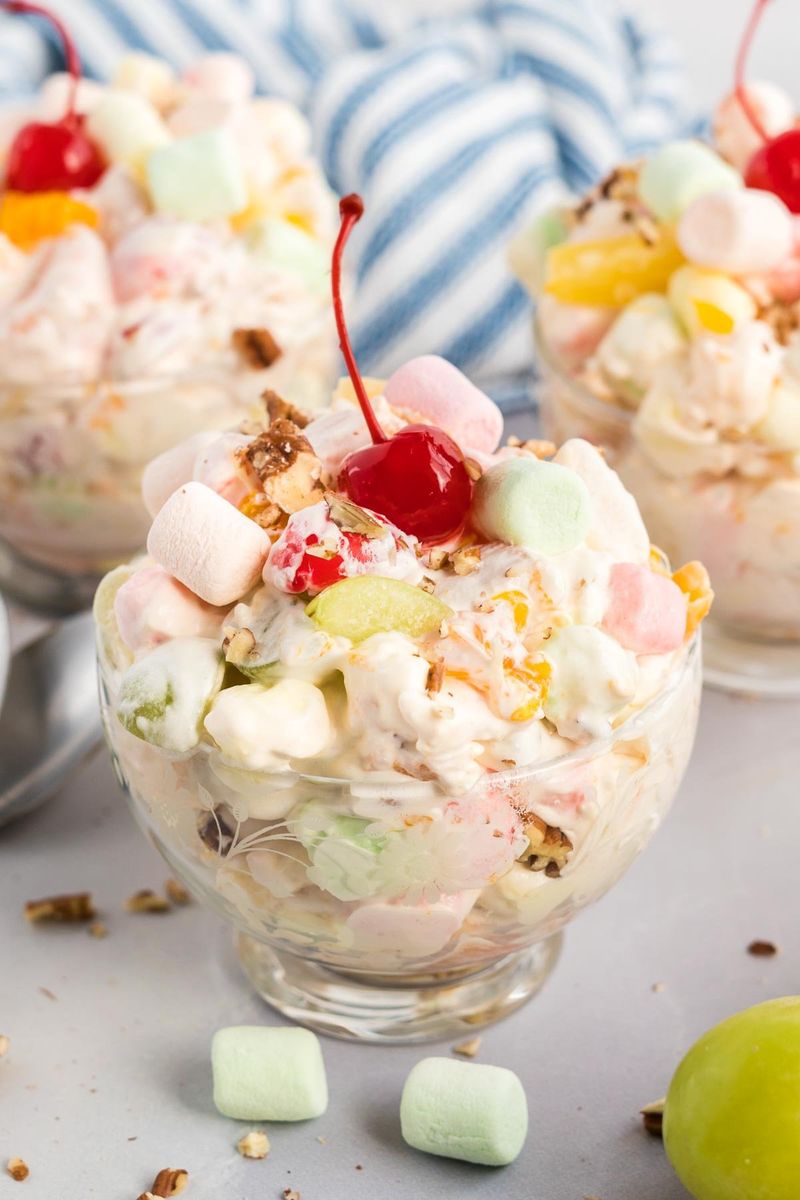 Ambrosia With Mini Marshmallows