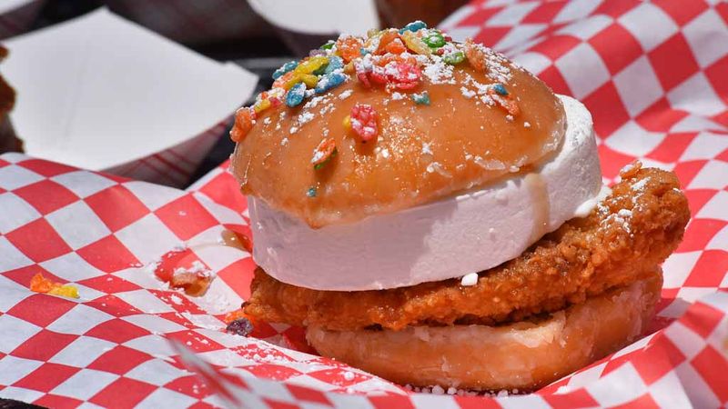 Buffalo Chicken Doughnuts