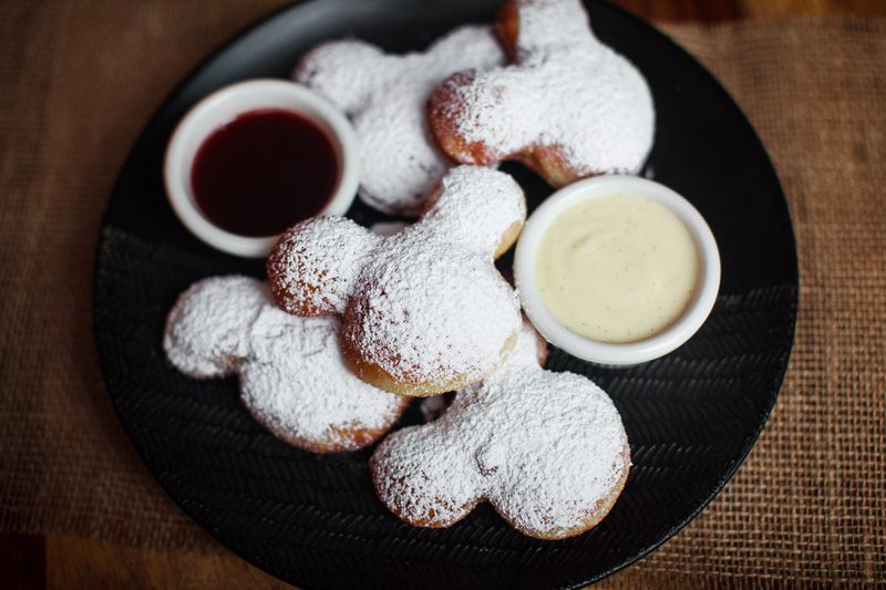 Mickey-Shaped Beignets