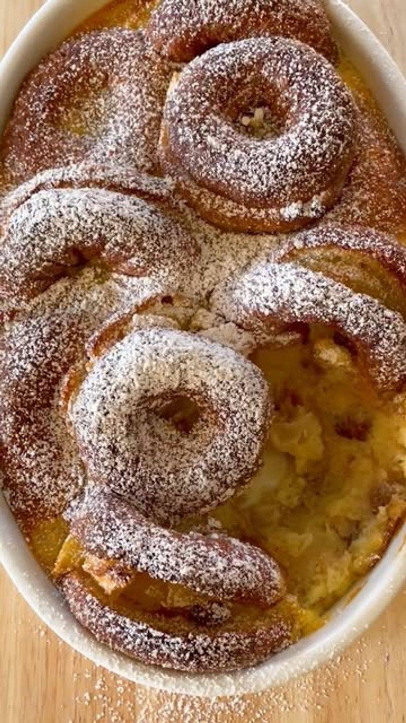 Doughnut Bread Pudding