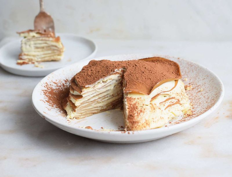 Tiramisu Crepe Cake
