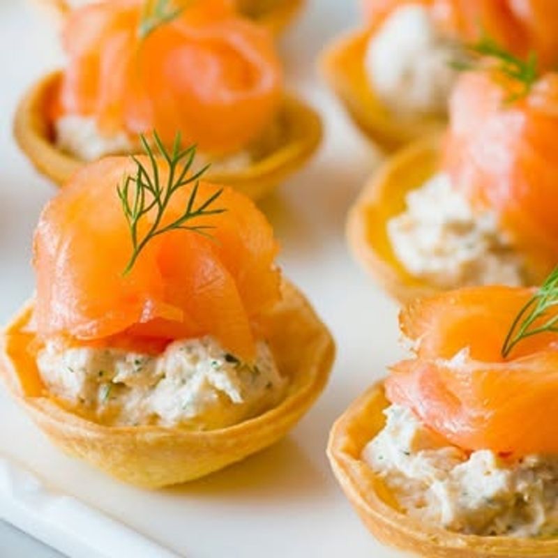 Smoked Salmon Canapés