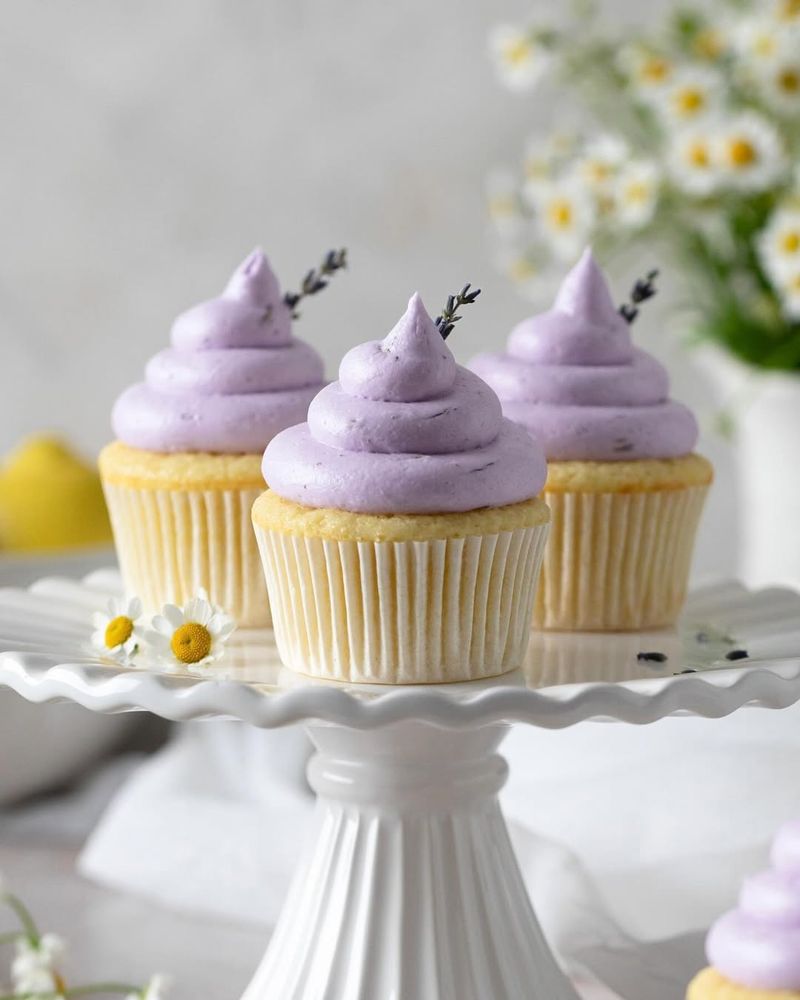 Lemon Lavender Cupcakes