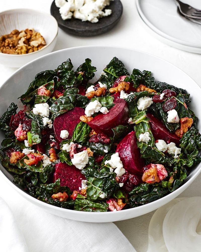 Roasted Beet And Goat Cheese Salad